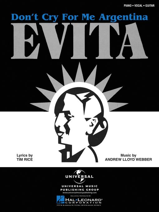 Cover image for Don't Cry for Me Argentina (Sheet Music)